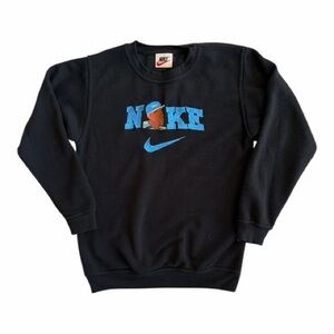 Custom Nike Tyler the Creator Men's Black Crewneck Sweatshirt